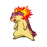 Typhlosion front shiny sprites