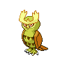 Noctowl front shiny sprites