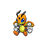 Ledian front shiny sprites