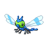 Yanma front shiny sprites
