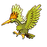 Fearow front shiny sprites