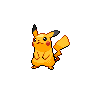 Pikachu front shiny sprites