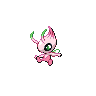 Celebi front shiny sprites