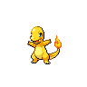 Charmander front shiny sprites