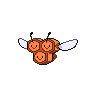 Combee front shiny sprites