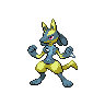 Lucario front shiny sprites