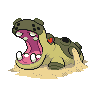 Hippowdon front shiny sprites