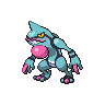 Toxicroak front shiny sprites