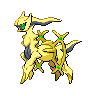 Arceus front shiny sprites