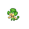 Pansage front shiny sprites