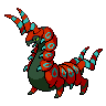 Scolipede front shiny sprites