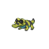 Sandile front shiny sprites