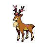 Sawsbuck front shiny sprites