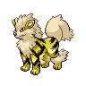 Arcanine front shiny sprites