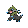 Fraxure front shiny sprites