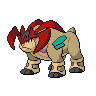 Terrakion front shiny sprites