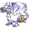 Reshiram front shiny sprites