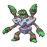 Barbaracle front shiny sprites