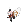 Ribombee front shiny sprites