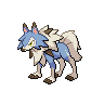 Lycanroc front shiny sprites