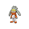 Raboot front shiny sprites