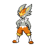 Cinderace front shiny sprites