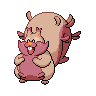 Greedent front shiny sprites