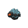Rolycoly front shiny sprites