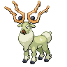 Wyrdeer front shiny sprites