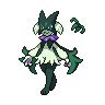 Meowscarada front shiny sprites