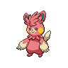 Pawmot front shiny sprites